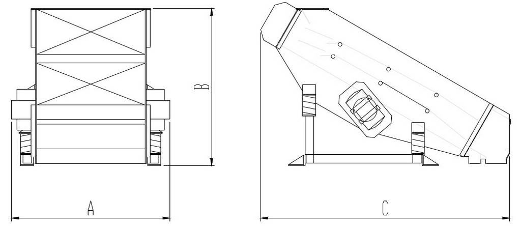 setacci dimensioni