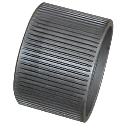 Roller shell with closed corrugation